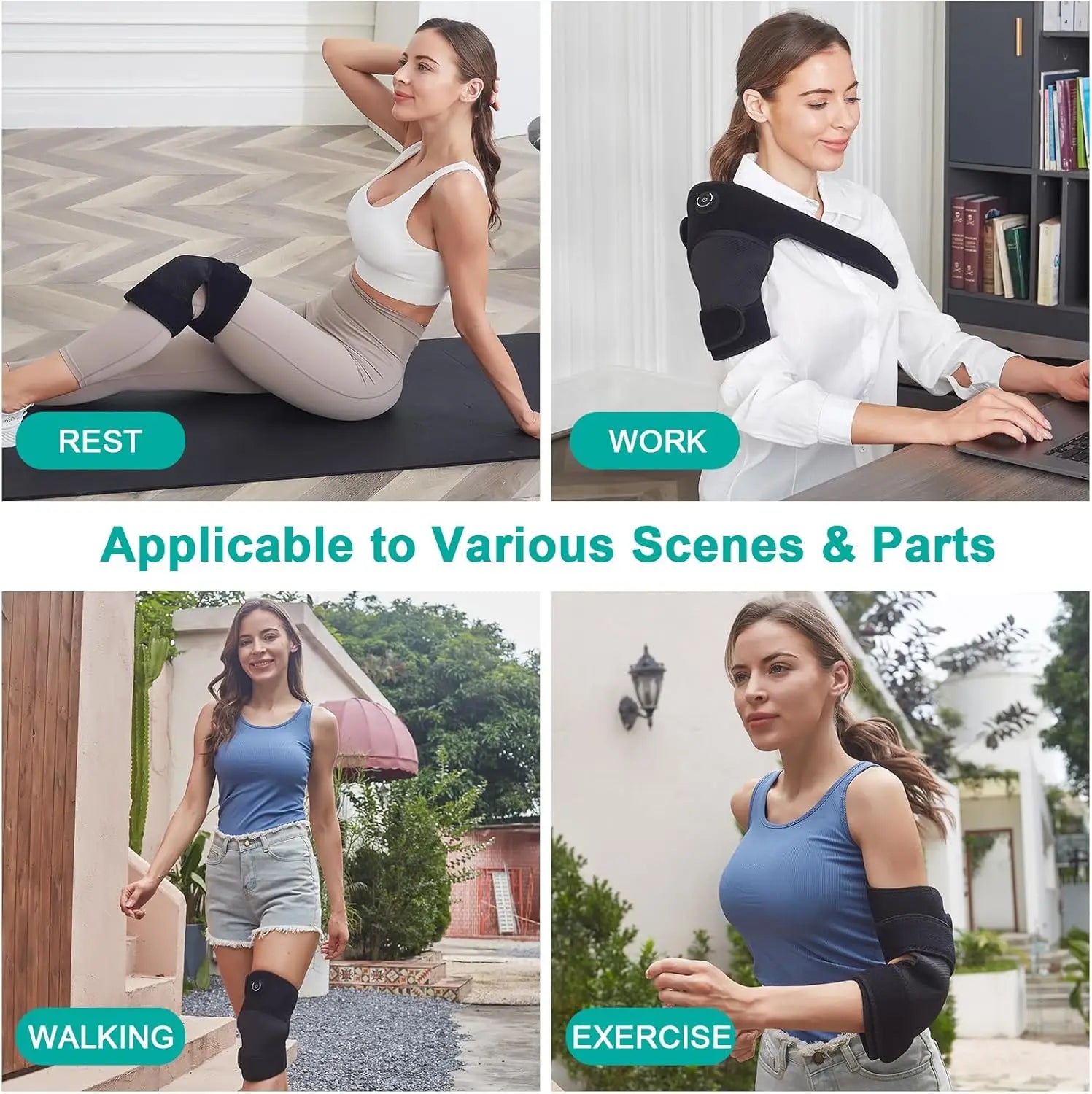 Red Light Therapy Pad Knee LED Infrared mat Lamp for Shoulder Relax Pain Relieve Health Care Portable