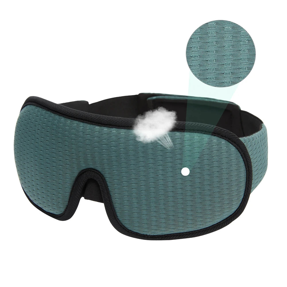 3D Sleep Mask Blindfold Sleeping Aid Eyepatch Eye Cover Sleep Patches Eyeshade Breathable