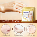 Bio Collagen Anti Wrinkle Facial Mask Anti Aging Fade Fine Line Firming Lift Skin Deep Hydrating Brighten Repair