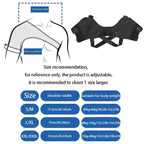 Adjustable Double Shoulder Brace Sports Shoulder Support Belt Back Pain Relief Double Bandage Cross