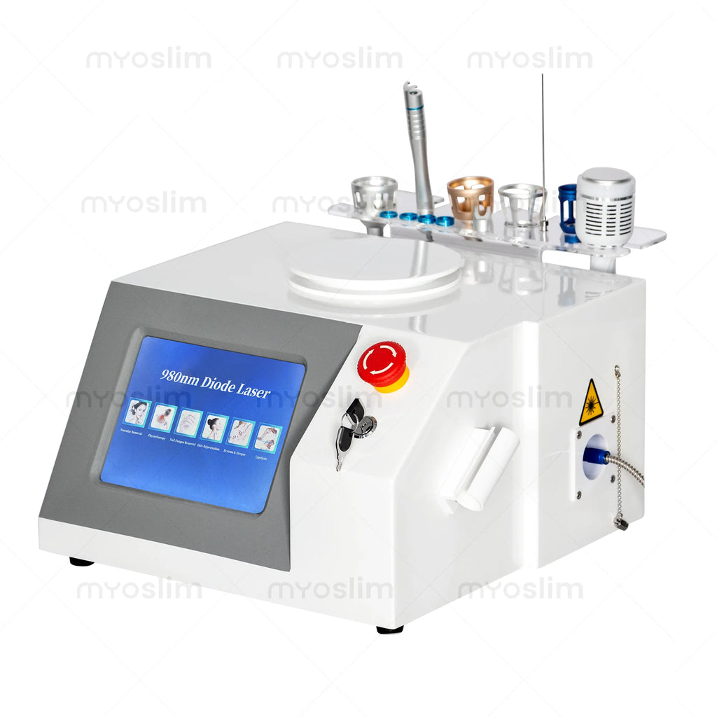 Best 30W 6 in 1 980nm Diode Laser Blood Vessels Removal Nail Fungus 980 Diode Laser Vascular