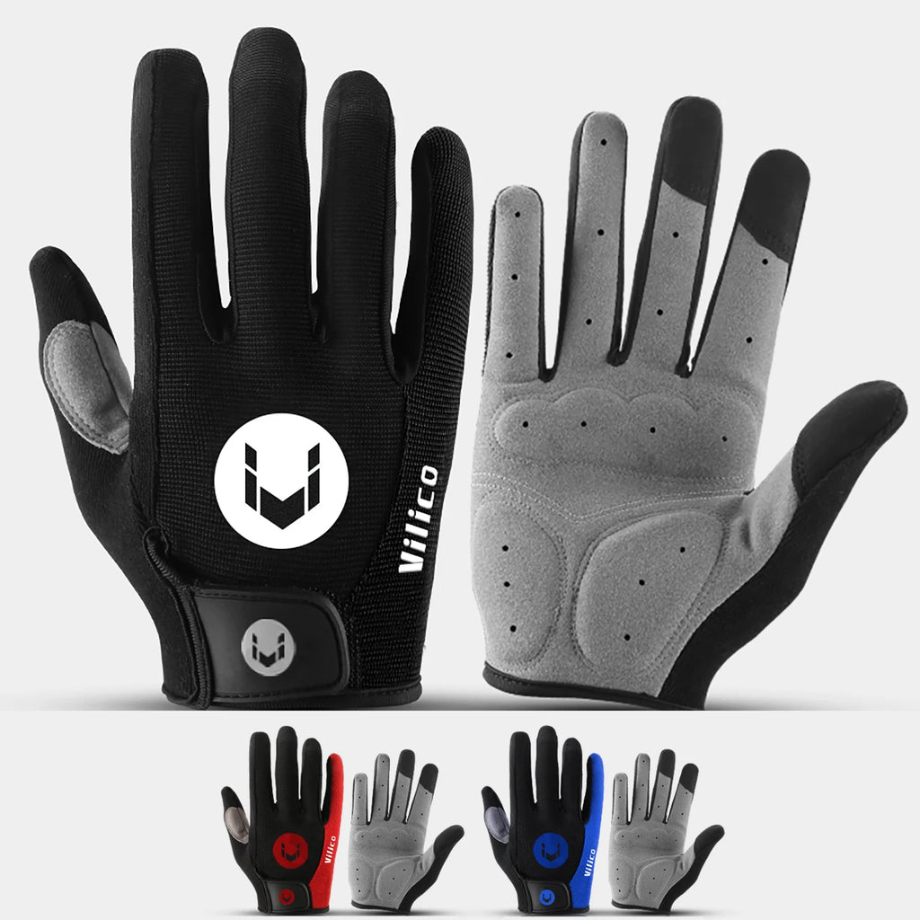 MTB Bike Sports Cycling Gloves Full Finger Men Women Running Fitness Gym Spring Summer Riding