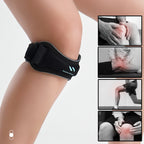1 Pc Knee Braces Patella Knee Support Strap, Adjustable Patellar Tendon Stabilizer Band for Jumpers Knee