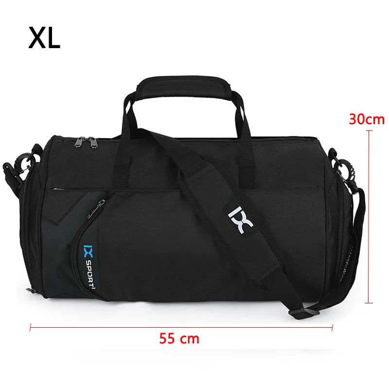 IX Large Gym Bag Fitness Bags Wet Dry Training Men Yoga For Shoes Travel Shoulder Handbags