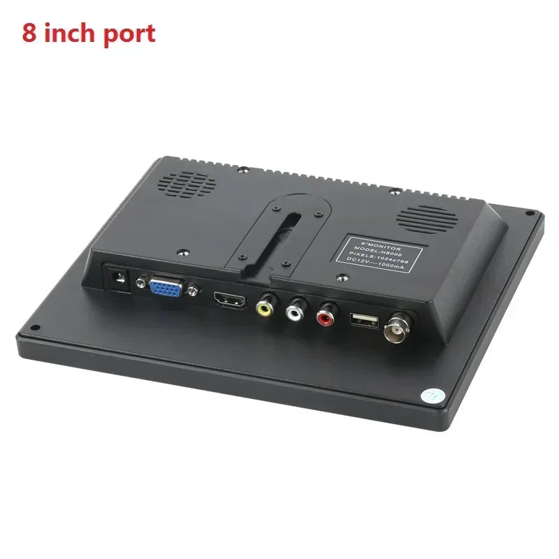 8/10.1/11.6/13.3 LCD/IPS Displayer HDMI Industry Video Monitor+33mm/25mm Hanging Rod For Stereo