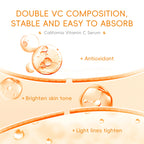 7pcs LAIKOU Vitamin C Deep Moisturizing Face Serum Nourishing Rejuvenation Skin Serum Shrink Pore