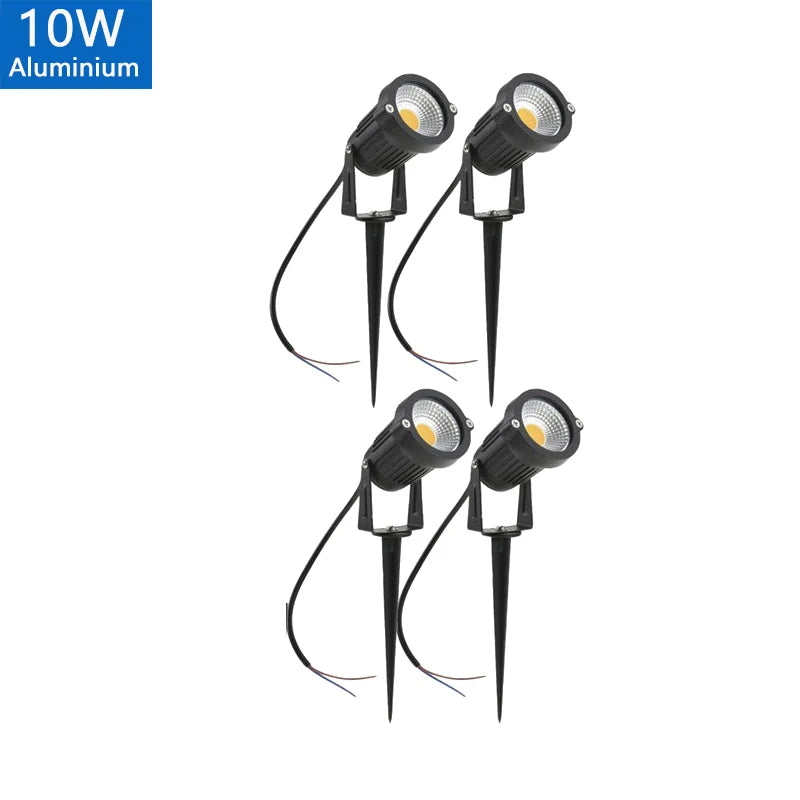 0.5-meter LED Garden Lawn Lamp Outdoor Waterprof IP65 Landscape Spike Bulb 5W 10W 15W COB